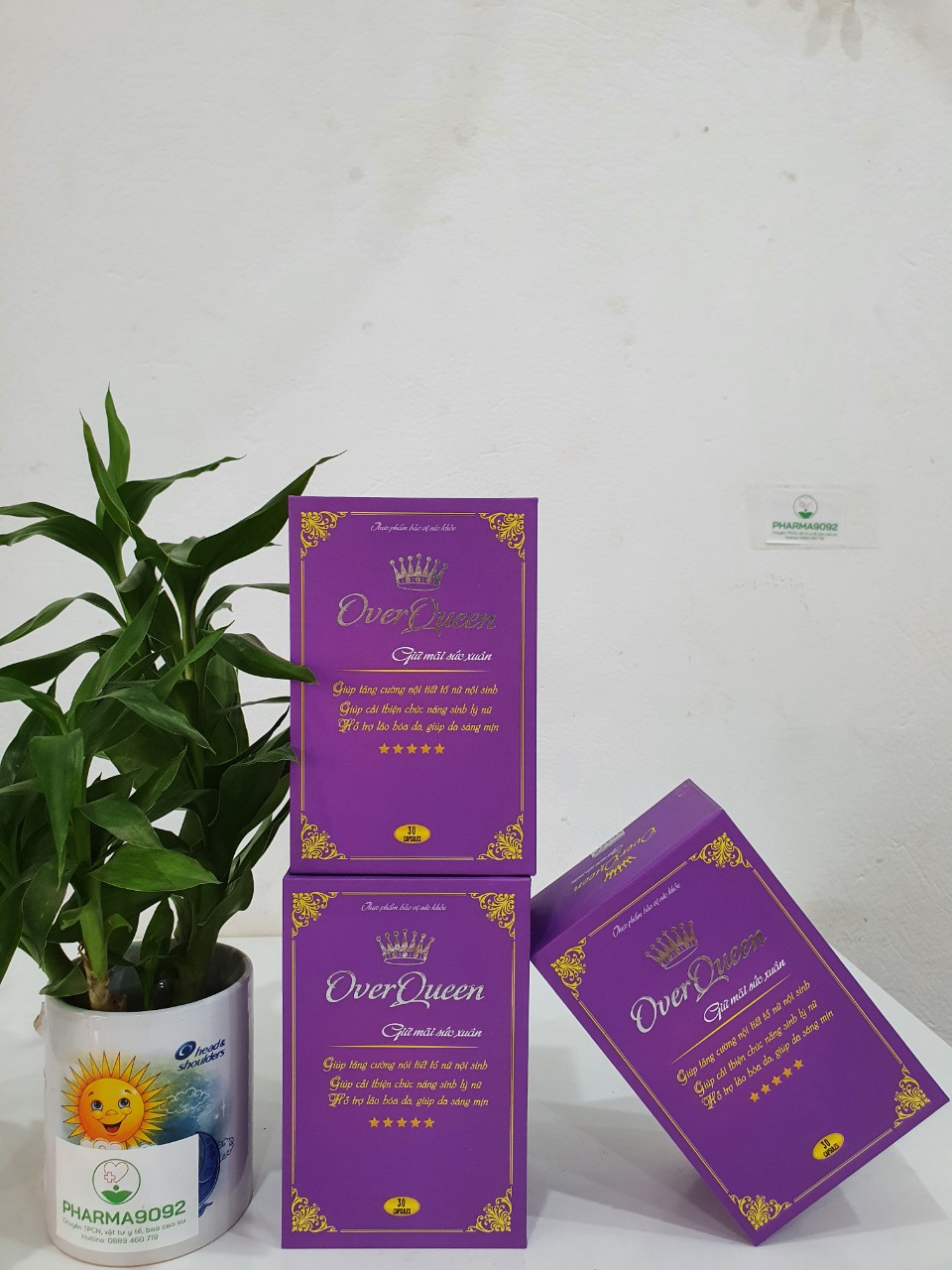 Nội tiết tố nữ OVER QUEEN. Giúp tăng cường nội tiết tố nữ nội sinh, cải thiện chức năng sinh lý nữ