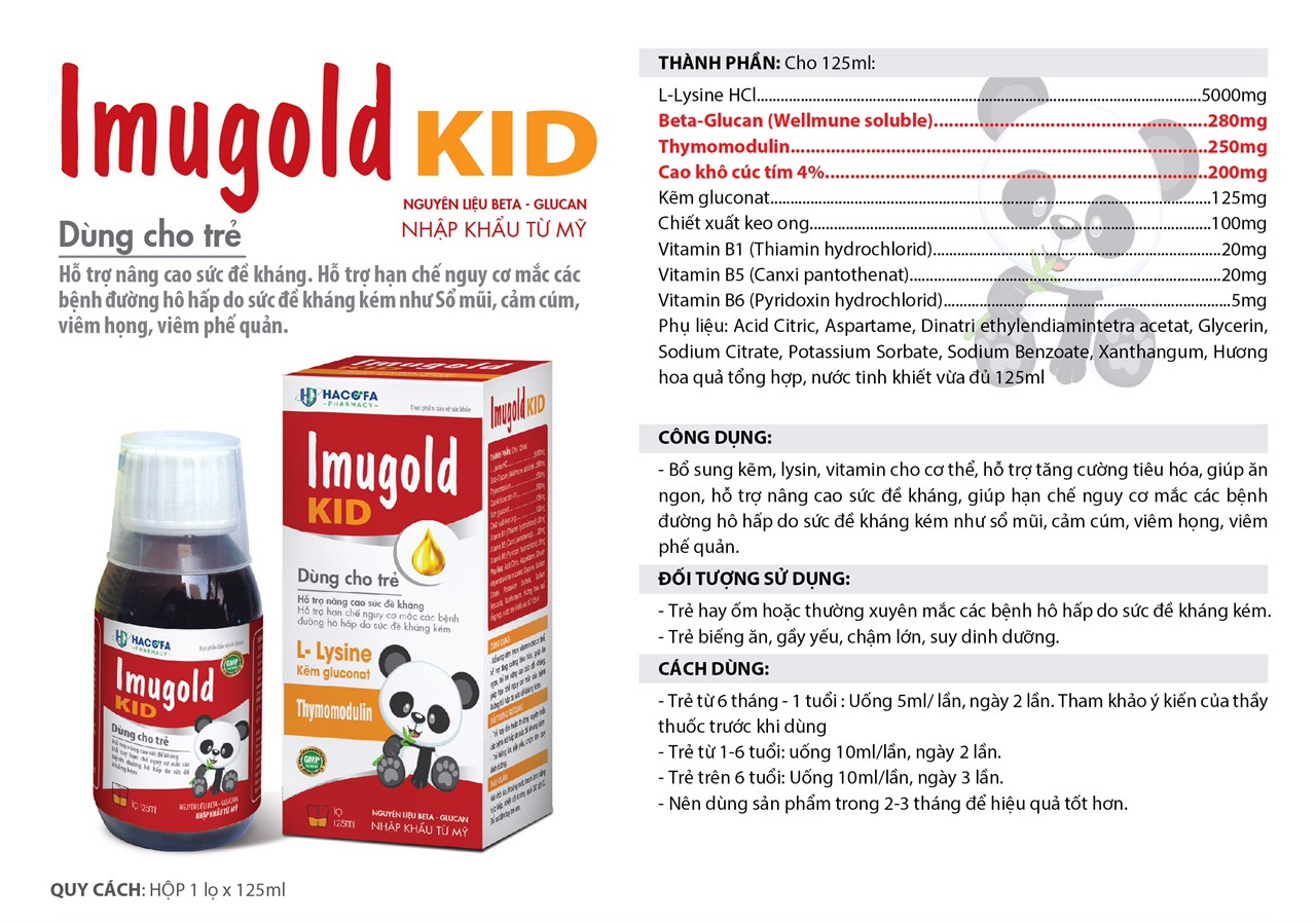 IMUGOLD KID ( tăng cường đề kháng)