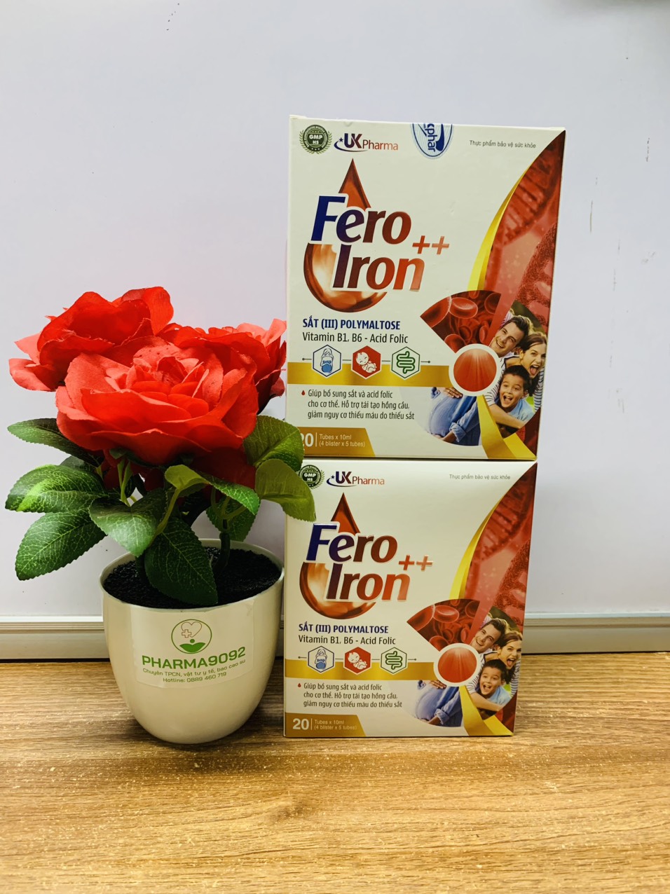 FERO IRON bổ sung sắt và acid folic cho cơ thể