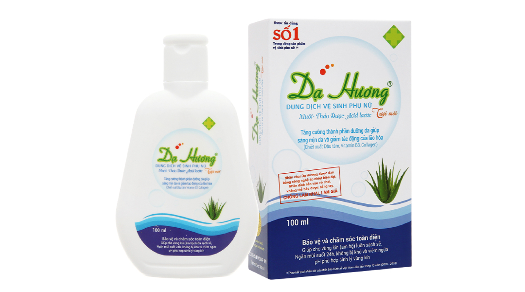 Dung dịch vệ sinh phụ nữ Dạ Hương muối, thảo dược khử mùi