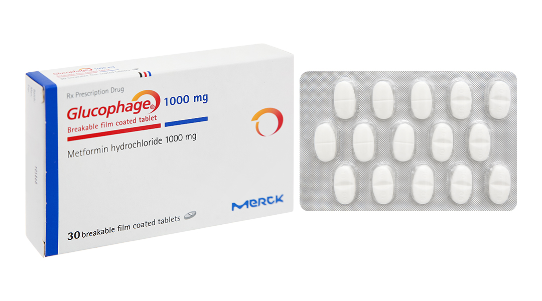 Glucophage 1000mg trị đái tháo đường