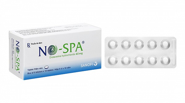 No-Spa 40mg giảm đau do co thắt tiêu hóa