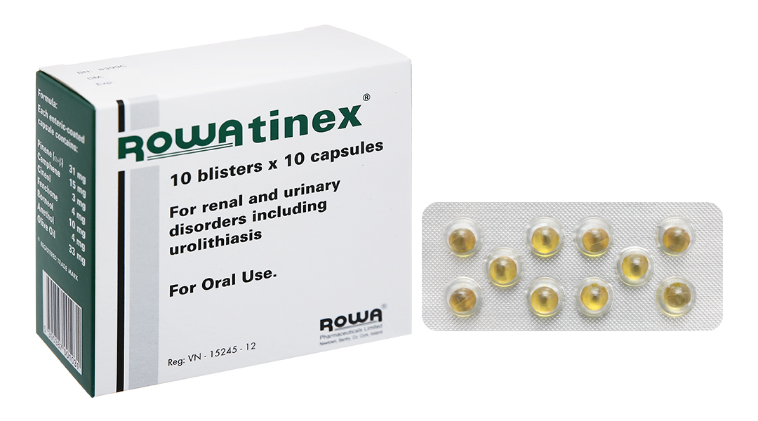 Rowatinex phòng và trị sỏi niệu, sỏi thận