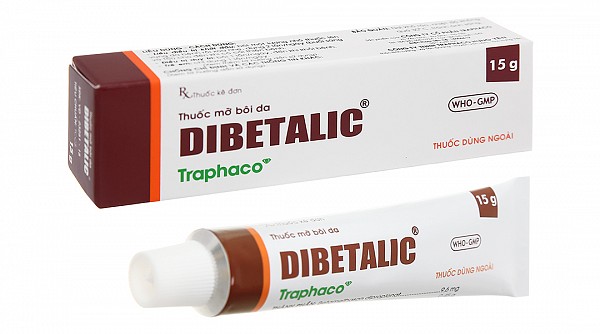 Thuốc mỡ Dibetalic trị bệnh ngoài da đáp ứng với Corticoid tuýp 15g