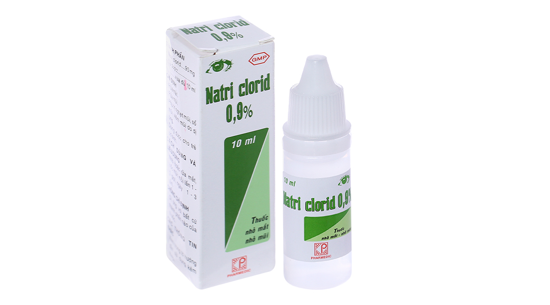 Dung dịch Natri Clorid Pharmedic 0.9% vệ sinh mắt, mũi