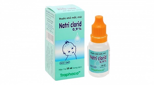 Dung dịch Natri Clorid Traphaco 0,9% vệ sinh mắt