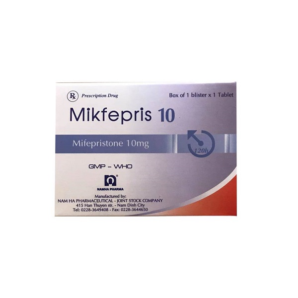 Thuốc tránh thai khẩn cấp Mikfepris 10 hộp 1 viên