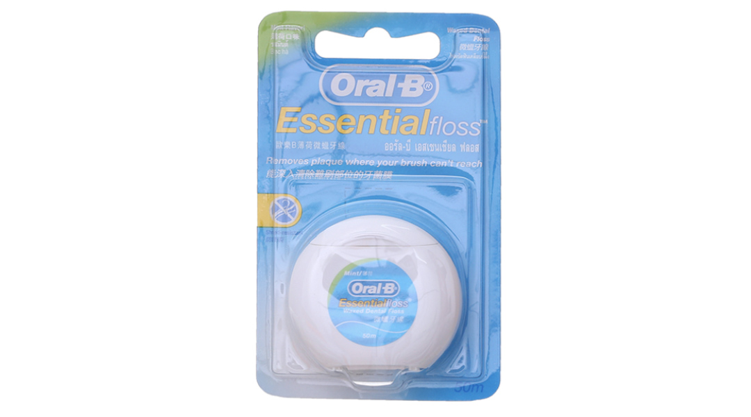 Chỉ nha khoa Oral-B Essential Floss loại bỏ mảng bám răng cuộn 50m