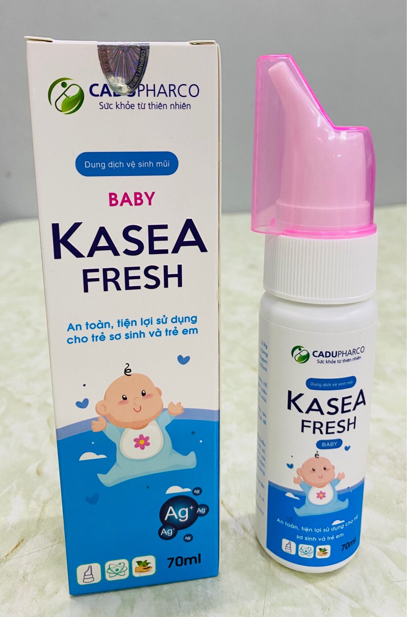 Dung dịch vệ sinh mũi BABY KASEA FRESH hộp 1 chai 70ml