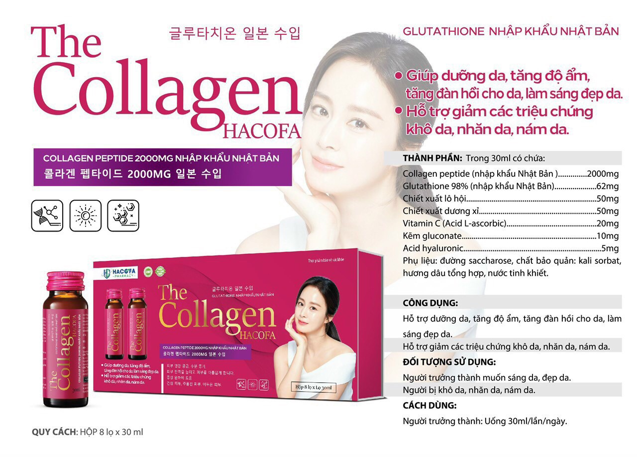 The COLLAGEN HACOFA ( Hỗ trợ đẹp da, sáng da)