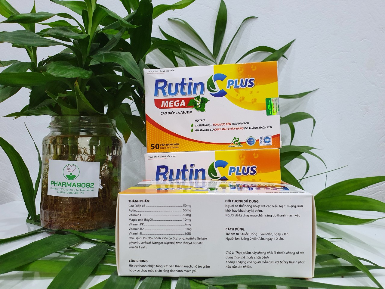 Rutin C PLUS MEGA ( Hỗ trợ thanh nhiệt, tăng sức bền thành mạch)