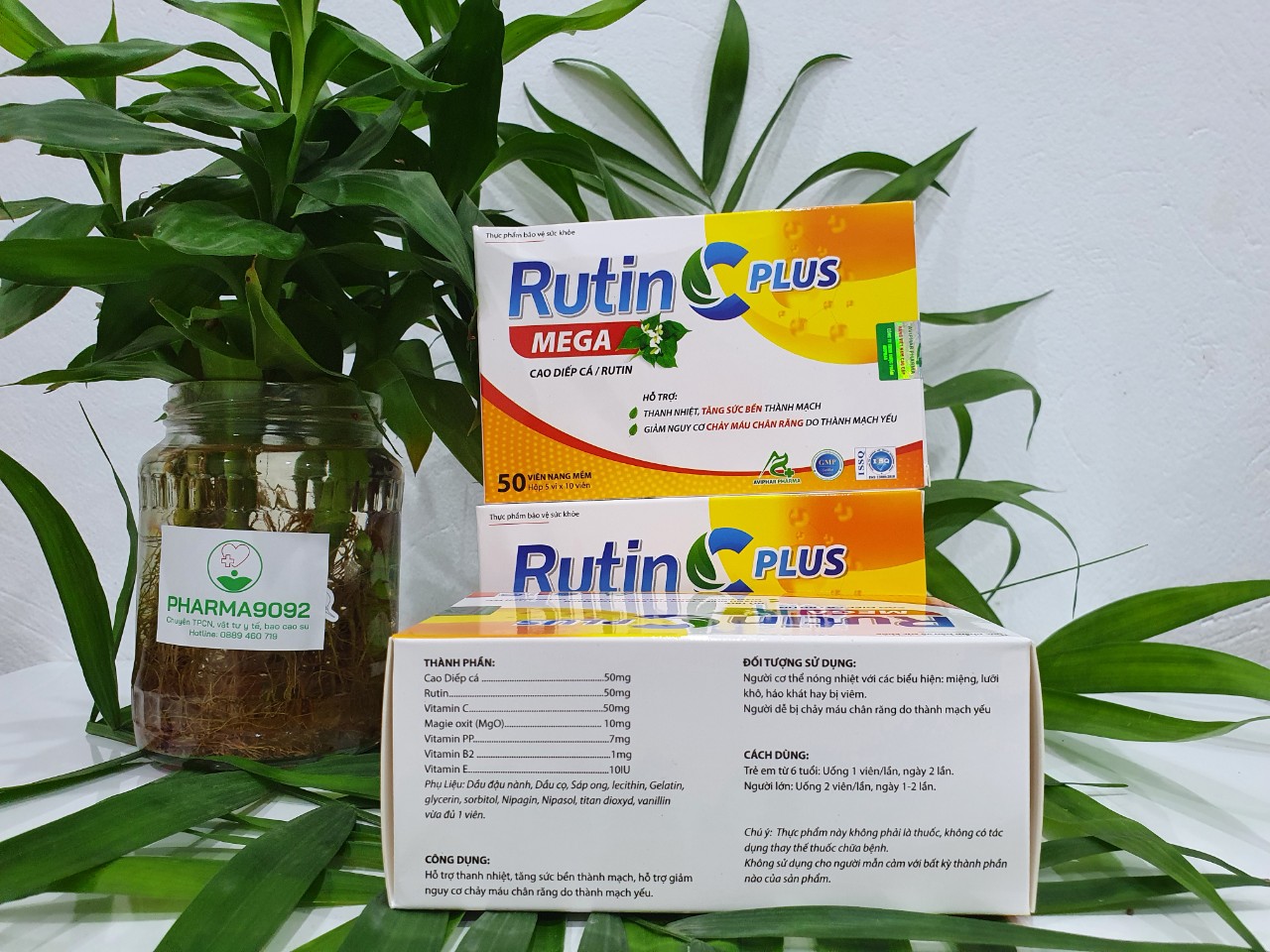 Rutin C PLUS MEGA ( Hỗ trợ thanh nhiệt, tăng sức bền thành mạch)