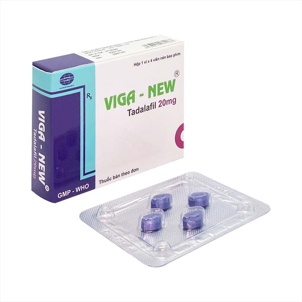 Viga New Tadalafil 20mg (H/4 v.nén) _ARMEPHACO