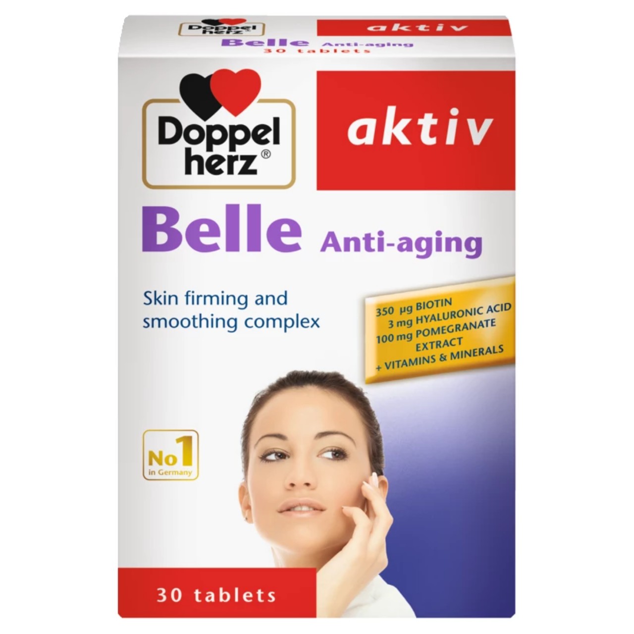 Viên uống Aktiv Belle Anti Aging Doppelherz ngăn ngừa lão hoá da (30 viên)