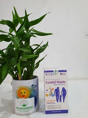 Viên bổ sung canxi Genial Haute (Hộp 30 viên). Cung cấp canxi và vitamin
