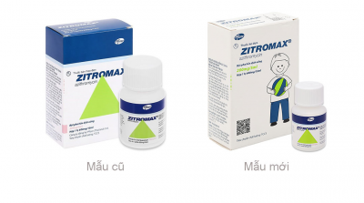 Bột pha hỗn dịch uống Zitromax 200mg/5ml trị nhiễm khuẩn chai 600mg/15ml