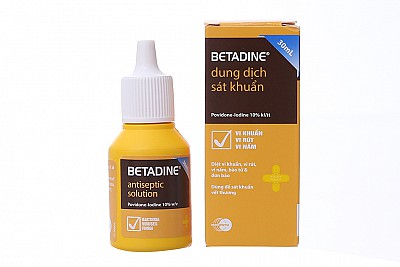 Dung dịch sát khuẩn Betadine 10% ngừa nhiễm khuẩn vết thương