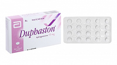 Duphaston 10mg điều hòa kinh nguyệt, trị dọa sảy thai (1 vỉ x 20 viên)