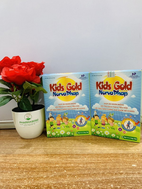KIDS GOLD Norva Phap ( hỗ trợ kích thích tiêu hóa, giúp ăn ngon miệng)