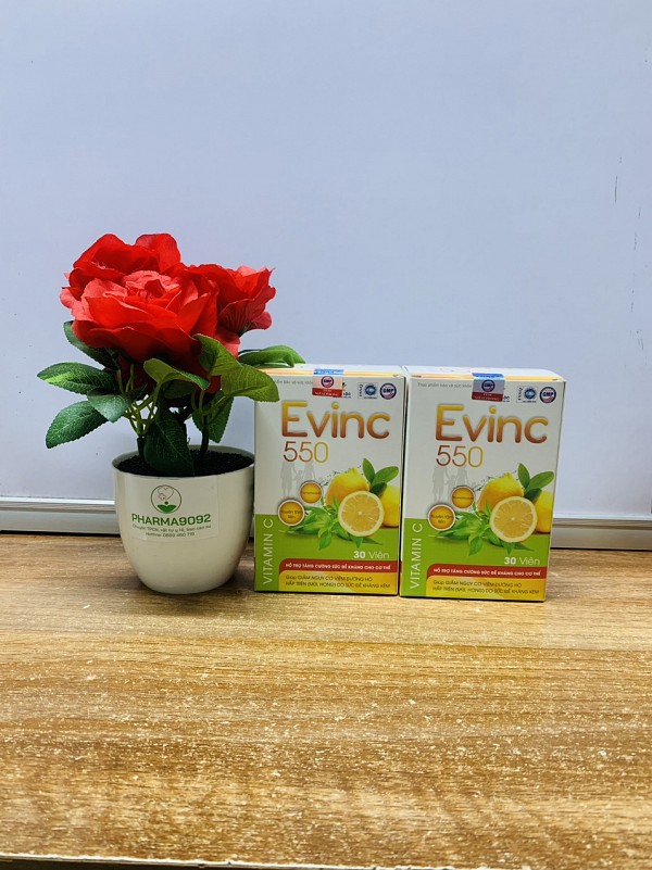 EVINC 550 (Bổ sung vitamin c)