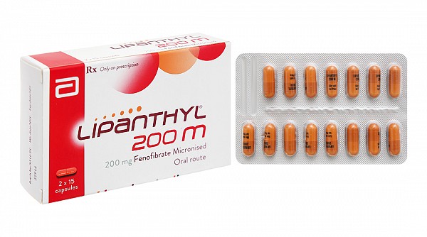 Lipanthyl 200m trị tăng mỡ máu