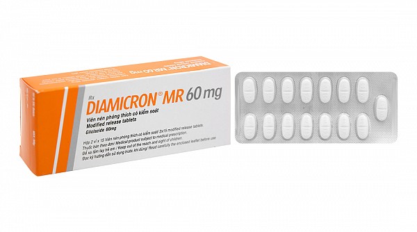 Diamicron MR 60mg trị đái tháo đường tuýp 2