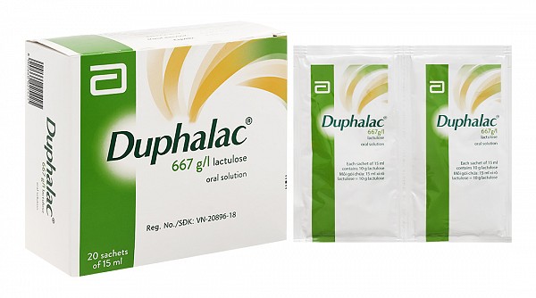 Dung dịch uống Duphalac 667g/l trị táo bón, bệnh lý não do gan