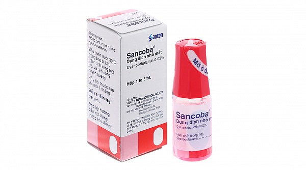 Dung dịch nhỏ mắt Sancoba 0.02% cải thiện chứng mỏi mắt do điều tiết Dung dịch nhỏ mắt Sancoba 0.02% cải thiện chứng mỏi mắt do điều tiết