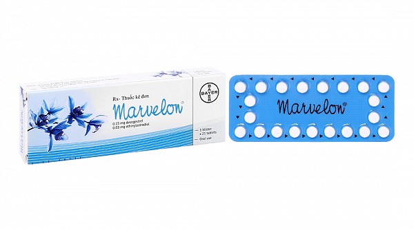 Marvelon thuốc tránh thai hằng ngày (1 vỉ x 21 viên)