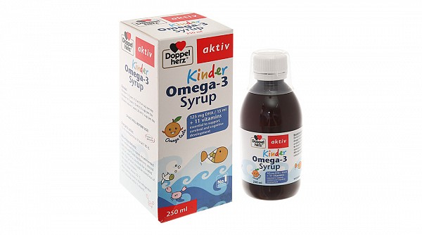 Doppelherz Kinder Omega-3 Syrup tăng cường thị lực chai 250ml