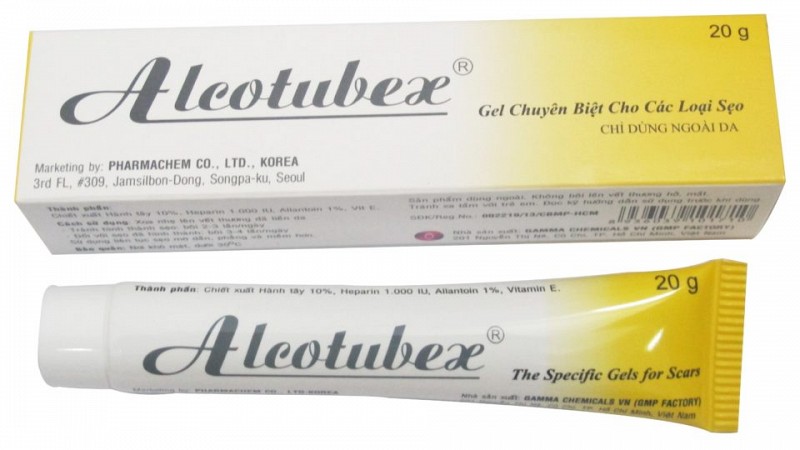 Gel trị sẹo Alcotubex