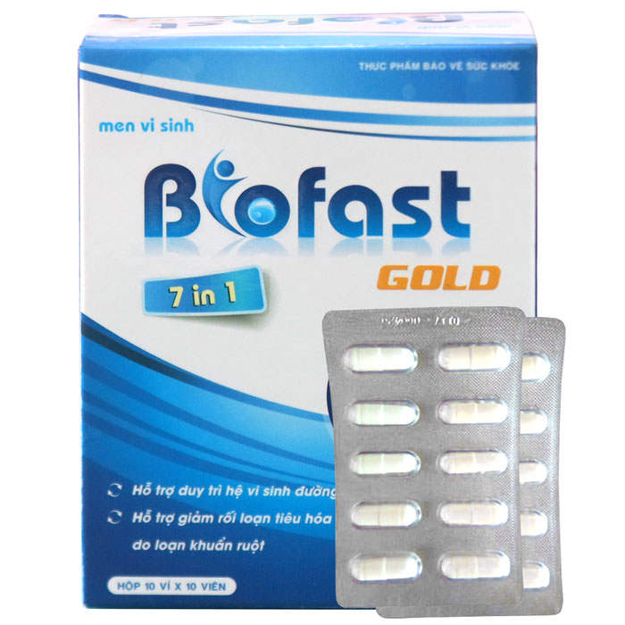 Men vi sinh Biofast ( Hỗ trợ duy trì hệ vi sinh đường ruột, rối loạn tiêu hóa)