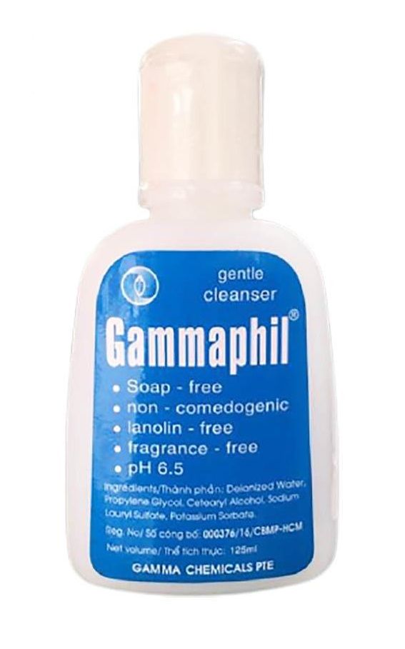 Sữa rửa mặt chuyên dụng cho da nhạy cảm Gammaphil chai 125ml